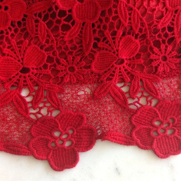 NWT Anthropologie- VANESSA VIRGINIA Candace Lace Top - Picture 4 of 7